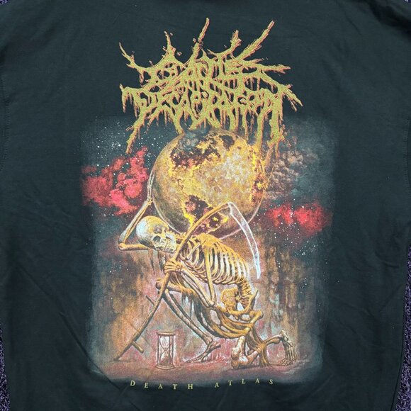 Cattle Decapitation Death Atlas Album Band Zip-Up Hoodie XL - Picture 4 of 4